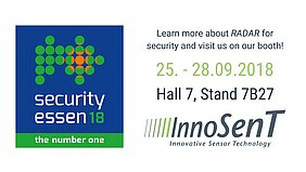 Treffen Sie das InnoSenT-Team auf der Security 2018